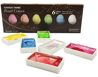 340x270 Pearl Watercolor Etsy - Pearl Watercolor