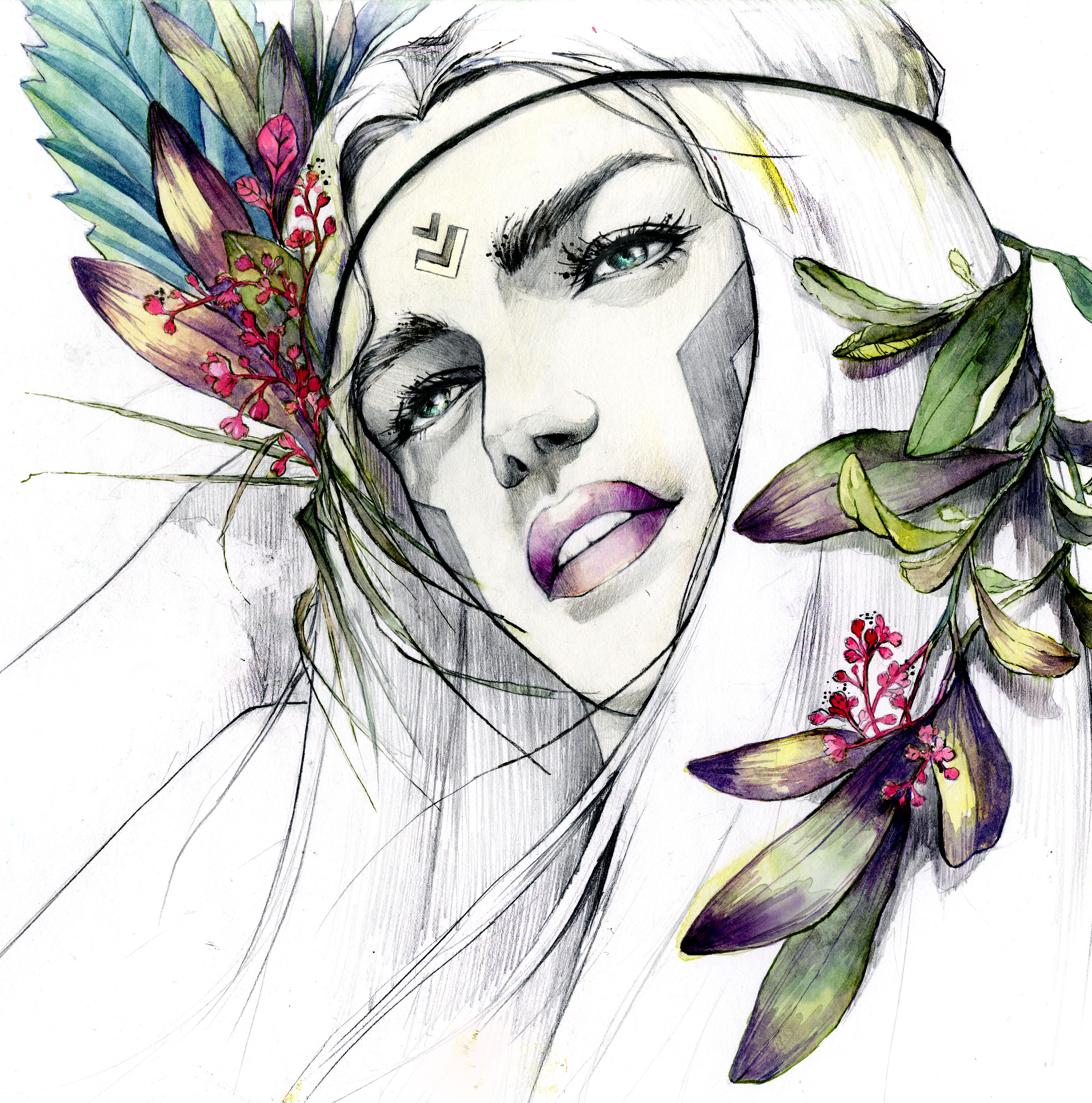 2772x2799 Tizz Tazz Blog - Pen And Ink And Watercolor Illustrations