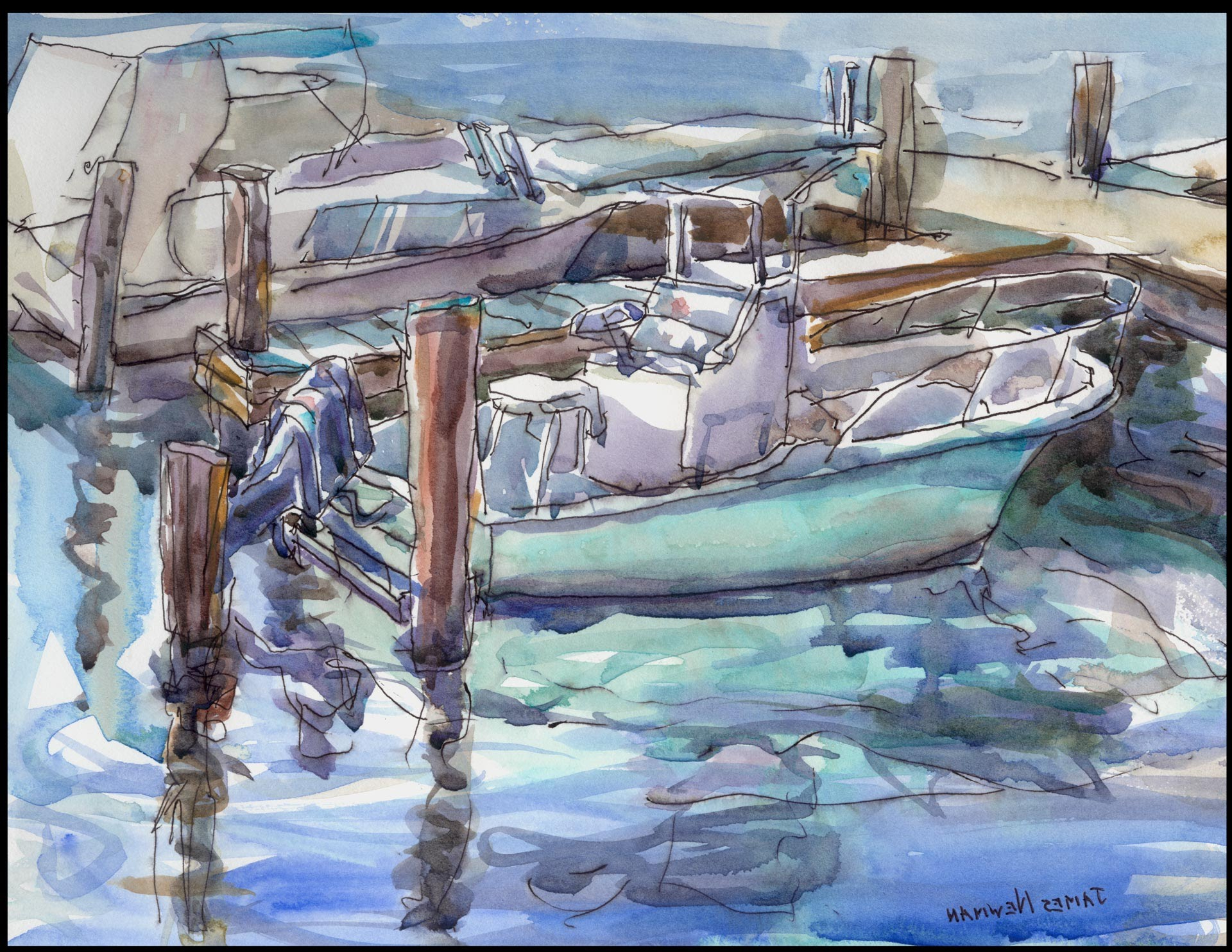 1920x1484 Pen And Ink Watercolor Paintings Time Lapse Watercolor Painting - Pen And Ink Watercolor Paintings