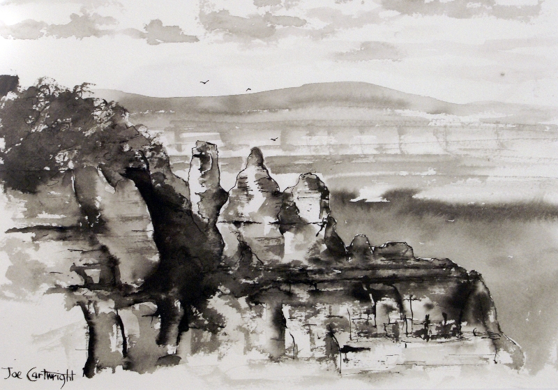 800x559 Pen Ink And Wash Joe Cartwright Watercolour Artist - Pen And Ink Watercolor Paintings