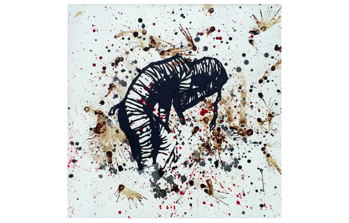 1110x710 The Struggle Of Addiction Watercolor And Pen And Ink - Pen And Watercolor Illustration