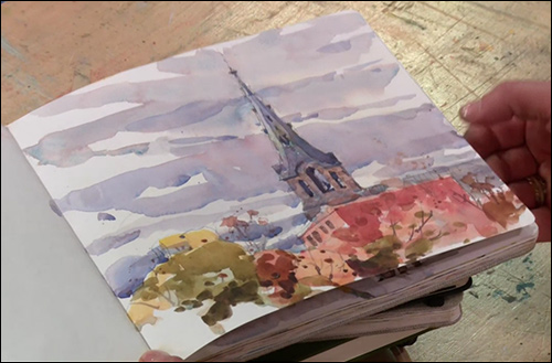 500x329 Sketching Landscapes In Pen, Ink Amp Watercolor A Craftsy Class Review - Pen Ink Watercolor Sketching