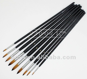 350x318 9pcs Watercolor Painting Brush Set Artist Brushes - Pennelli Watercolor Set