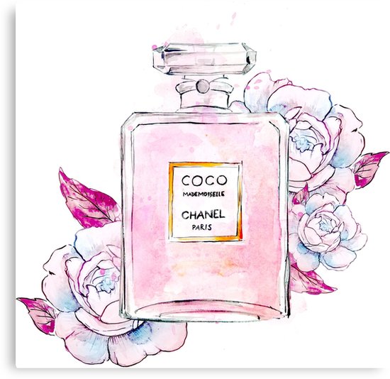 Perfume Bottle Watercolor at PaintingValley.com | Explore collection of ...