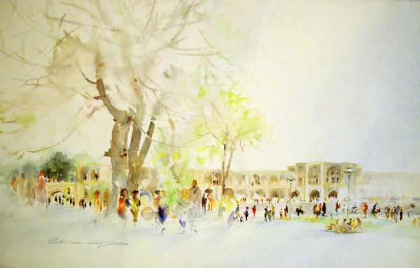 600x384 Iranian Artists And Iranica Encyclopaedia Iranica - Persian Watercolor