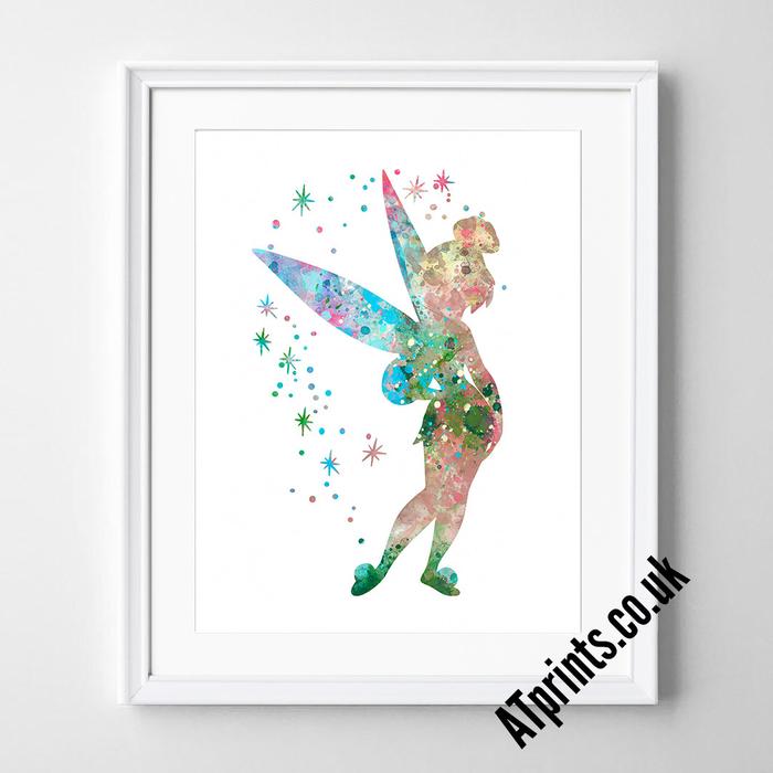 700x700 Peter Pan Watercolour Art Print - Peter Pan Watercolor