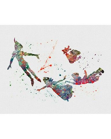 384x480 Watercolor - Peter Pan Watercolor