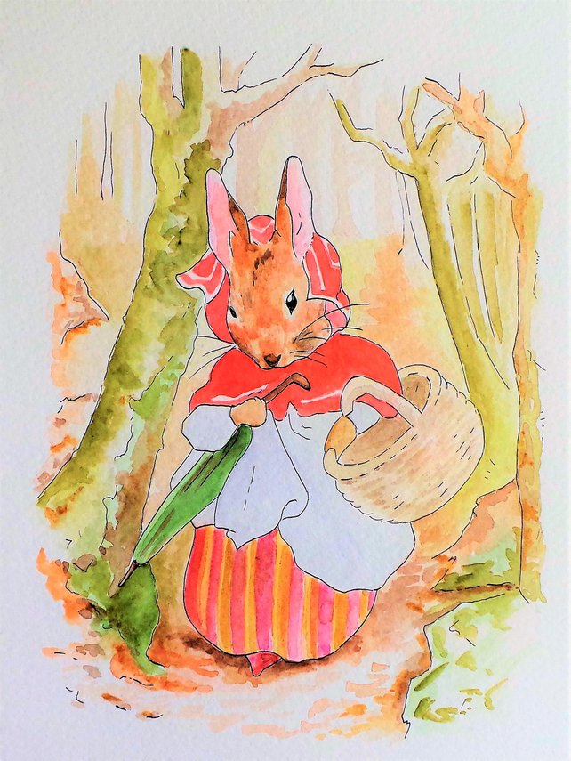 Peter Rabbit Watercolor at PaintingValley.com | Explore collection of ...