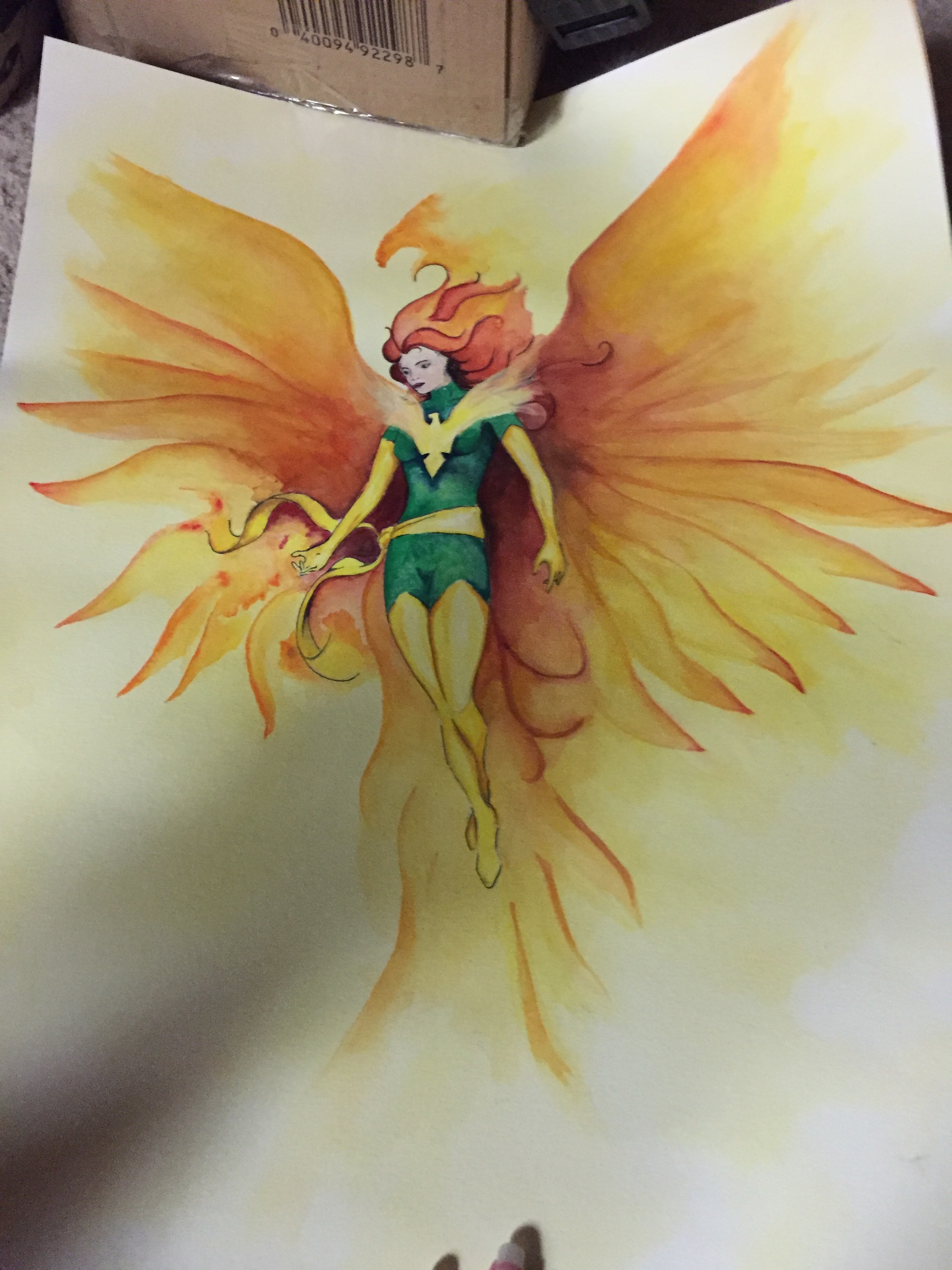 2448x3264 Watercolor Phoenix! - Phoenix Watercolor