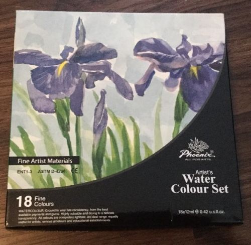 500x488 New Phoenix Artists Colour Set Of 18 Watercolor Paints Color Paint - Phoenix Watercolor Set