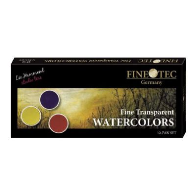 400x400 Watercolor Paint Transparent 12 Color Set - Phoenix Watercolor Set
