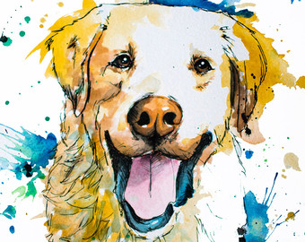 340x270 Watercolor Paintings Of Animals Creativeartworksblog - Photo To Watercolor