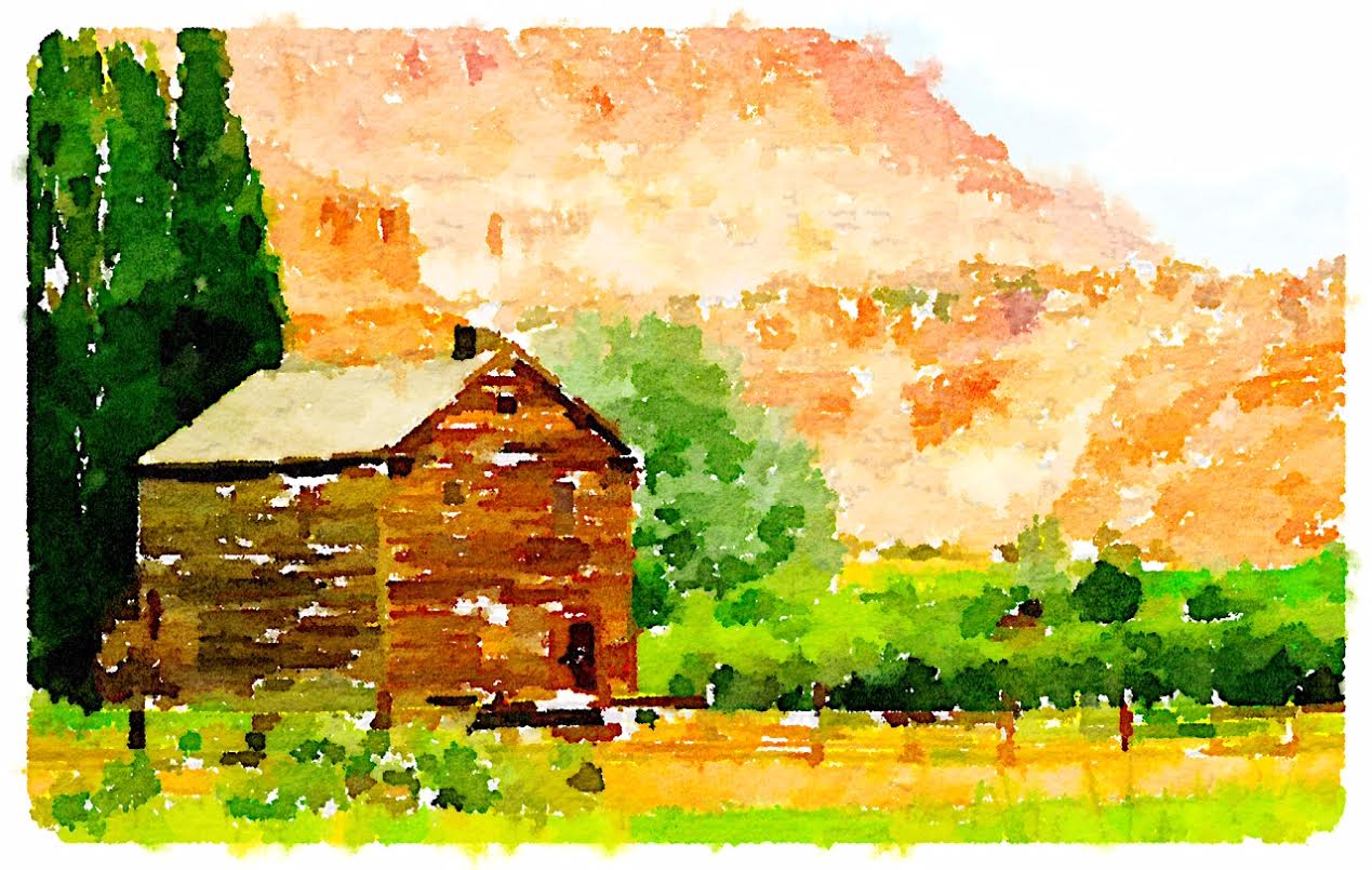 1269x805 Dancing Dog Cabin Creating Watercolor Art From Photos - Photo To Watercolor App
