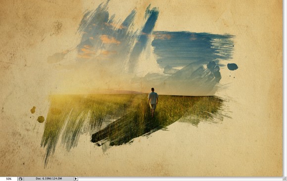 580x366 Super Cool Watercolor Effect In 10 Steps In Photoshop - Photography Watercolor