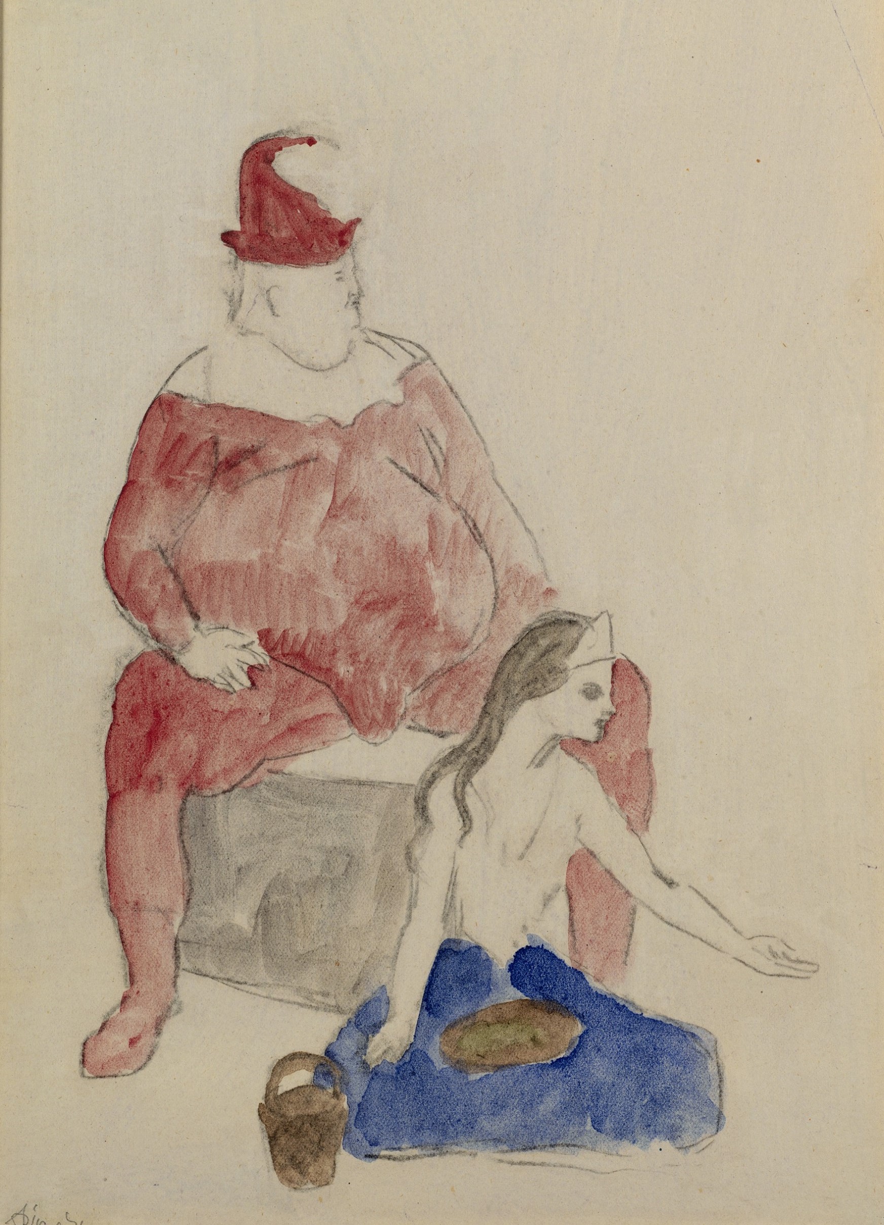 1744x2416 Picasso On Paper Exhibition - Picasso Watercolor