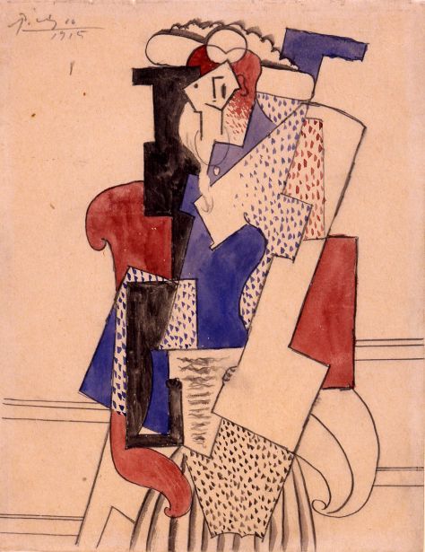 474x615 Artwork By Pablo Picasso - Picasso Watercolor