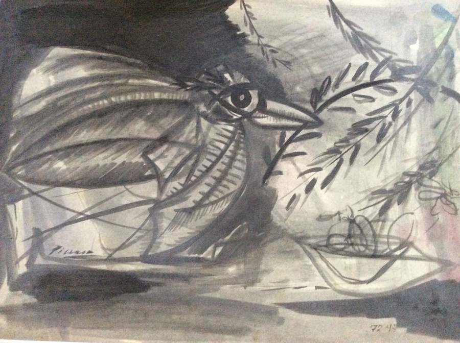 900x672 Watercolor Pablo Picasso Club - Picasso Watercolor