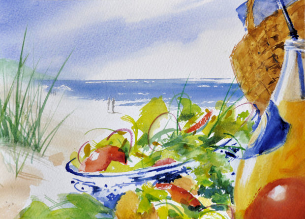 620x445 Artist - Picnic Watercolor