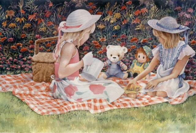 640x436 Figurative - Picnic Watercolor
