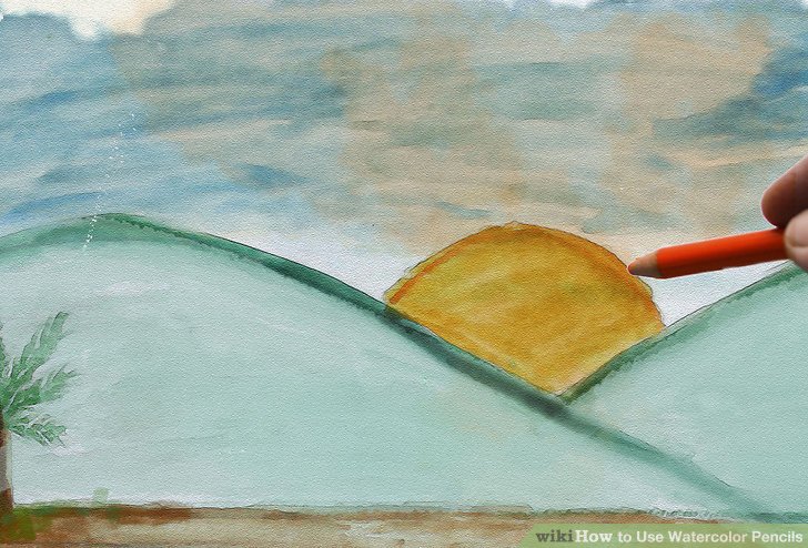 728x494 The Best Way To Use Watercolor Pencils - Picture To Watercolor