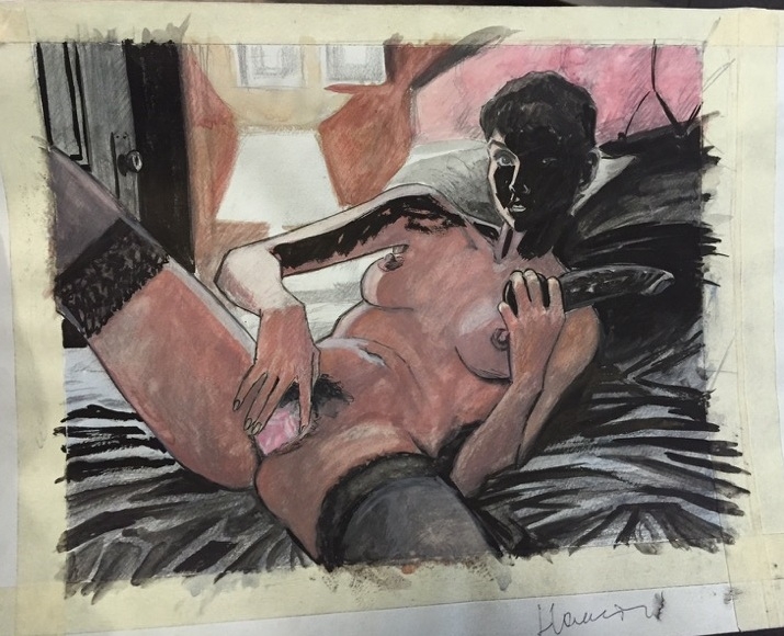 715x580 Luca Vannini - Pin Up Watercolor