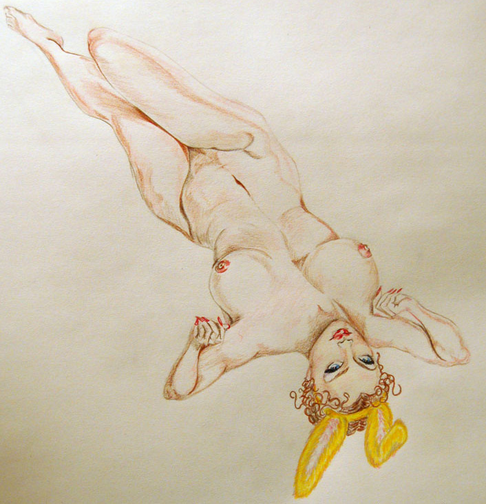 706x733 Colored Pencil Hooligan Designs - Pin Up Watercolor