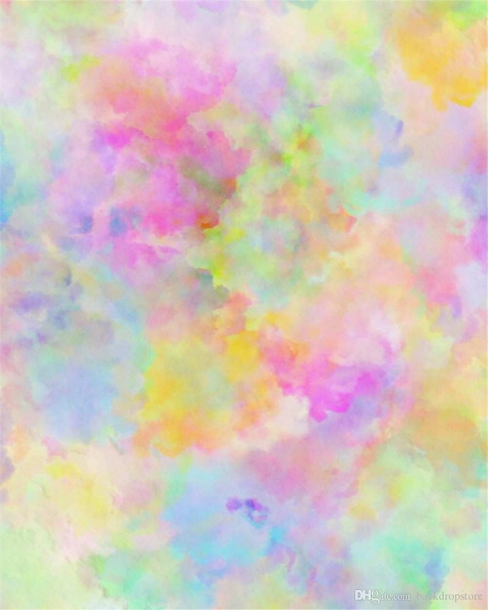 1000x1250 2018 Pink Blue Watercolor Photography Backdrop Digital Printed - Pink And Blue Watercolor