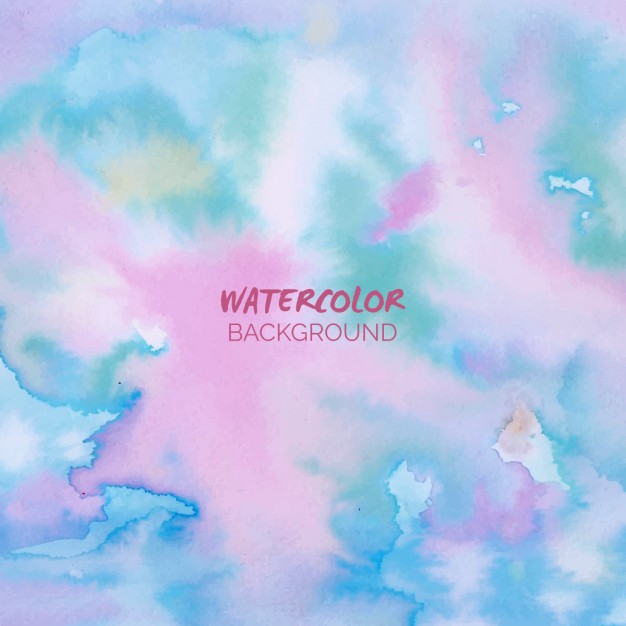626x626 Watercolor Background In Pink And Blue Vector Free Download - Pink And Blue Watercolor