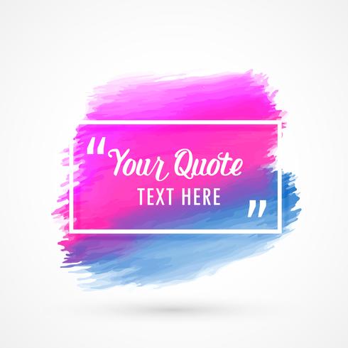 490x490 Pink And Blue Watercolor Stain With Space For Your Text Or Quota - Pink And Blue Watercolor