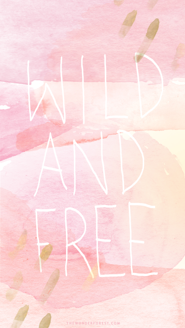 640x1136 Free Pink And Gold Watercolor Iphone Wallpapers - Pink And Gold Watercolor
