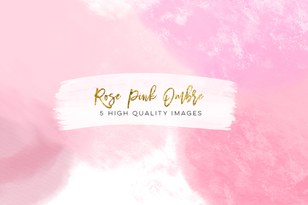 1000x667 Rose Gold Paper Watercolor Digital Paper, Rose Gold Scrapbook - Pink And Gold Watercolor