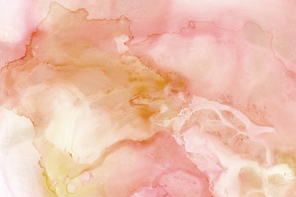 1000x667 Soft Watercolor Black Crow Studios - Pink And Gold Watercolor
