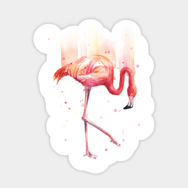 630x630 Flamingo Watercolor - Pink Flamingo Watercolor