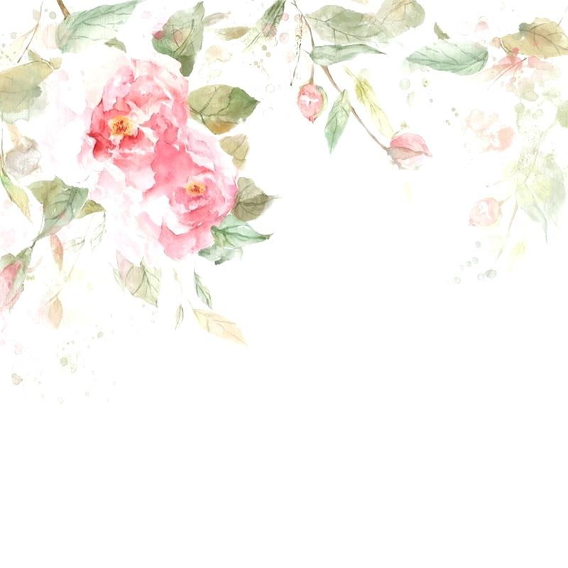 800x800 Rose Water Color Print Rose Watercolor Painting X Artist From - Pink Flower Watercolor