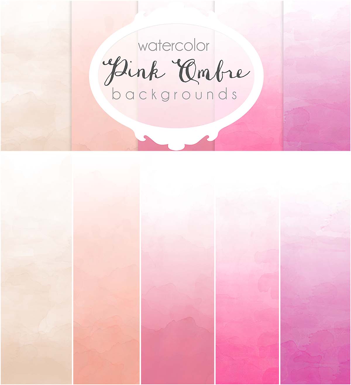 1200x1314 Pink Ombre Watercolor Pattern Free Download - Pink Ombre Watercolor
