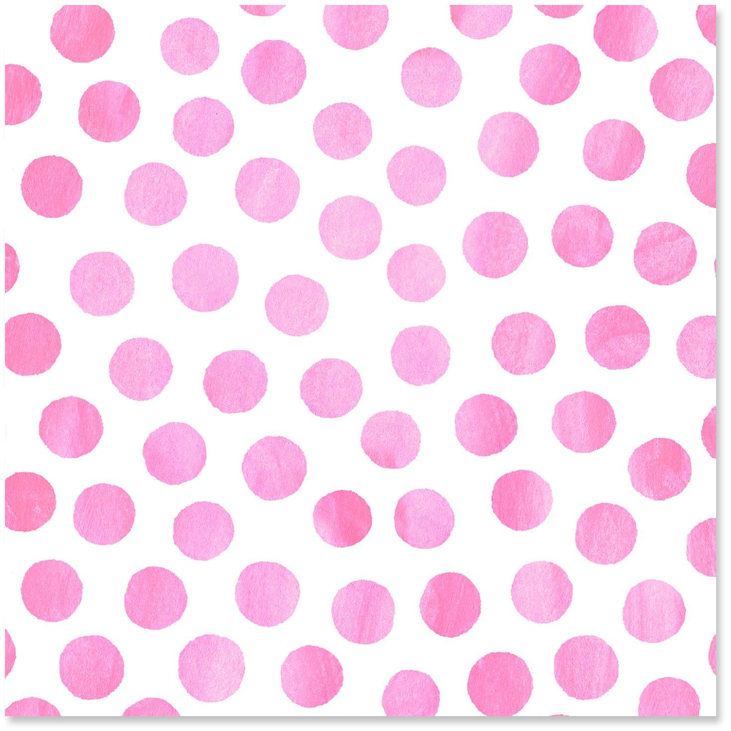 1470x1470 Pink Watercolor Dots Wrapping Paper Roll, 27 Sq. Ft. - Pink Watercolor Paper