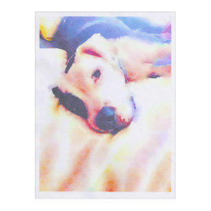 307x307 Make Your Own Pitbull Blanket - Pitbull Watercolor