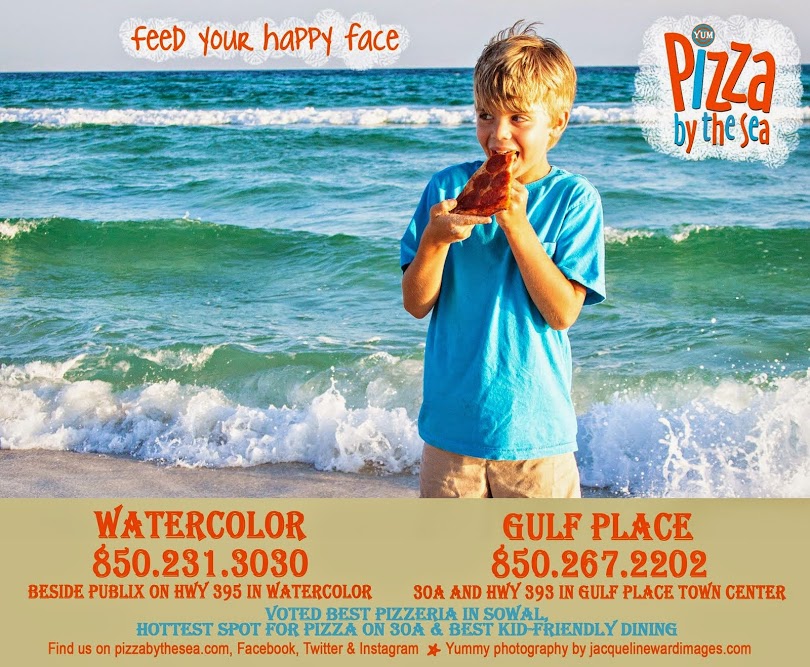 810x667 Pizza By The Sea In Watercolor Fl 850.231.3030 In Gulf Place - Pizza Watercolor