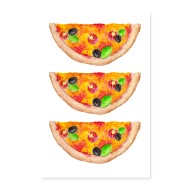 190x190 Pizza Handpainted Watercolor Vegan By Startnowortomorrow - Pizza Watercolor