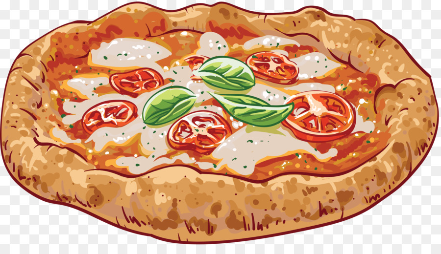 Pizza Watercolor at PaintingValley.com | Explore collection of Pizza ...