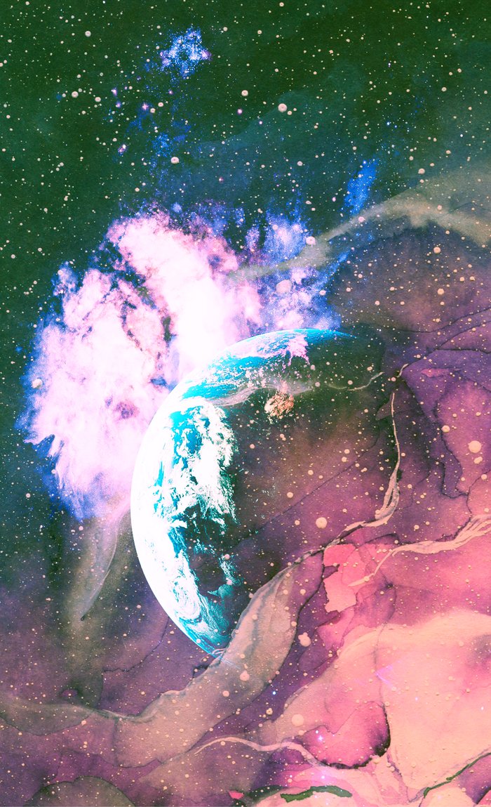 700x1149 Space Earth Watercolor Window Curtains By Naturemagick Society6 - Planet Earth Watercolor