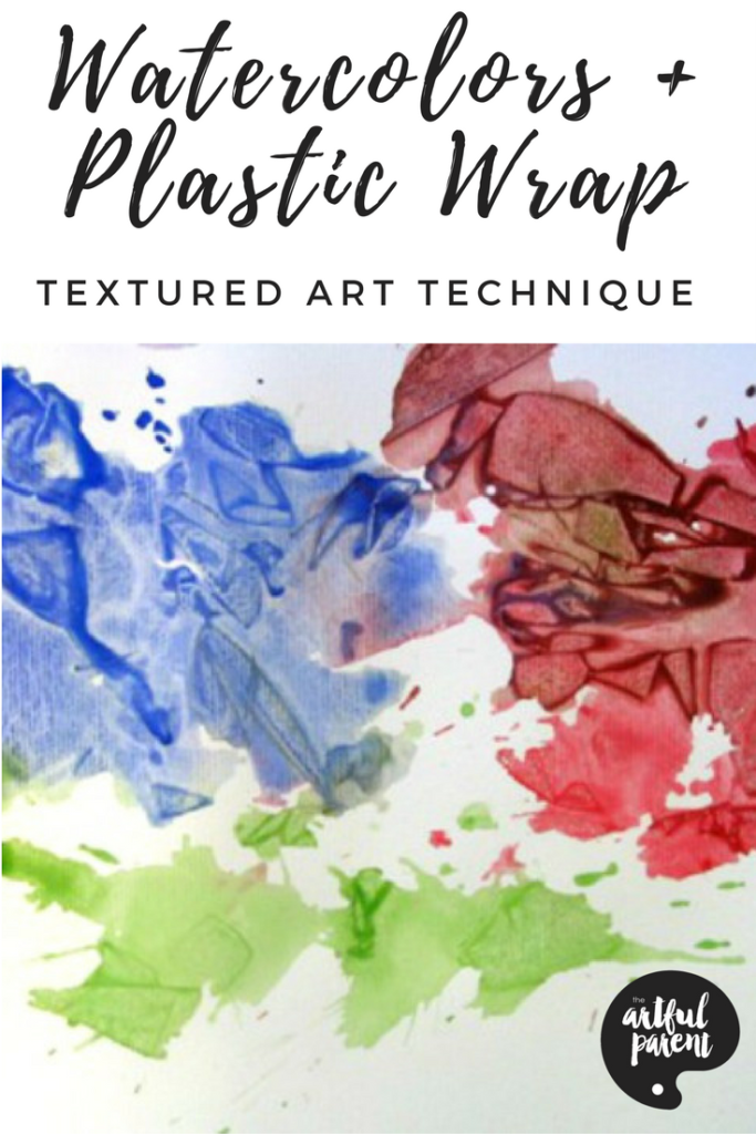 683x1024 Watercolor Plastic Wrap Technique - Plastic Wrap Watercolor