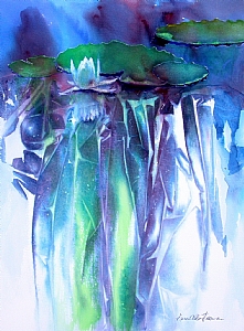 221x300 Watercolor Amp Plastic Wrap I Was Just Thinking - Plastic Wrap Watercolor