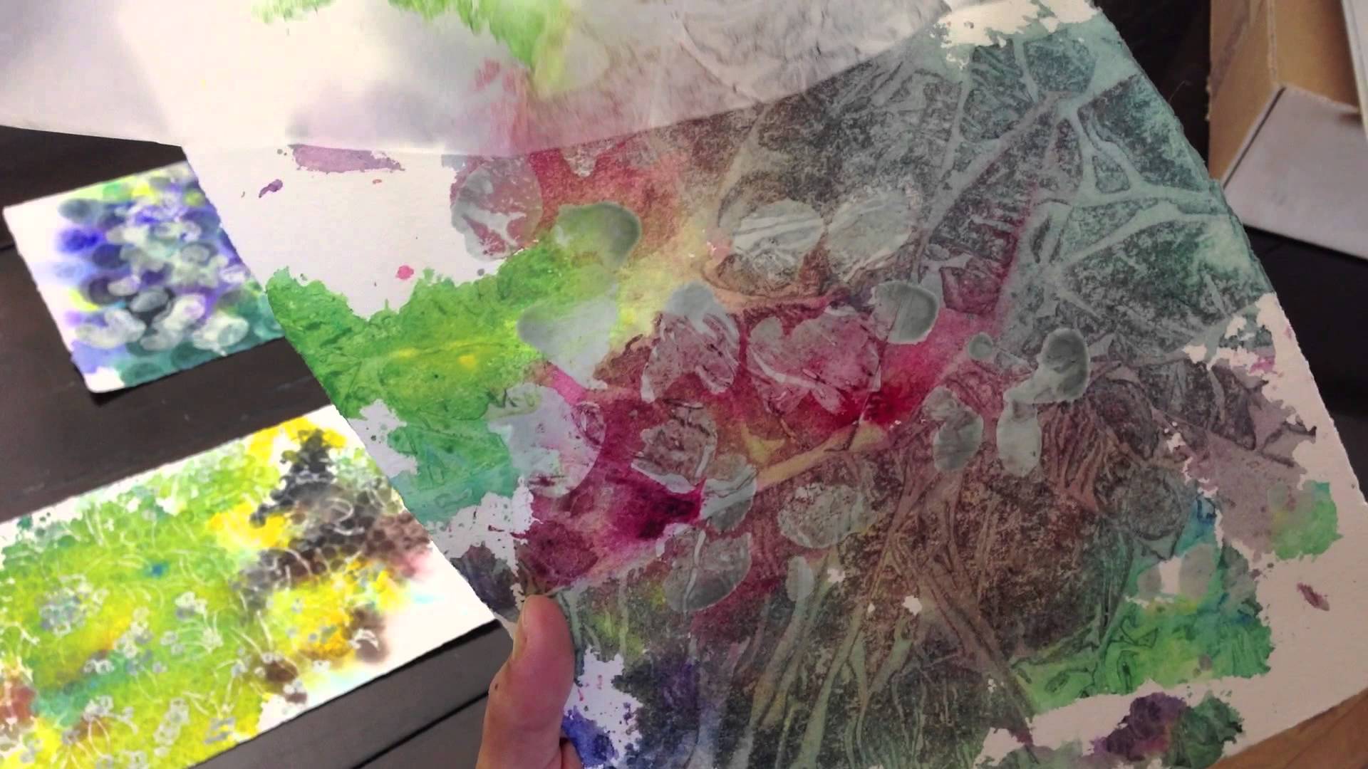 1920x1080 How To Plastic Wrap Technique With Watercolor Painting - Plastic Wrap Watercolor