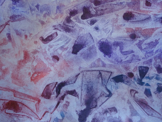 648x486 Learners In Bloom Watercolor Textures With Salt And Plastic Wrap - Plastic Wrap Watercolor