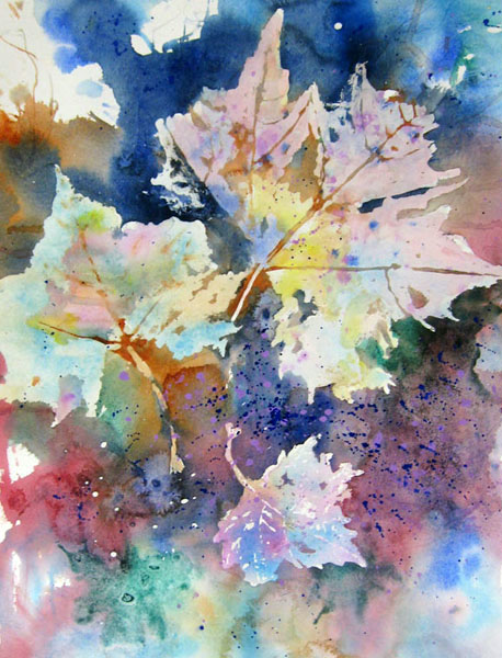 458x600 Mask And Plastic Wrap Joe Cibere Watercolor Blog - Plastic Wrap Watercolor