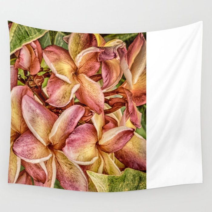 700x700 Plumeria Watercolor Wall Tapestry By Wallartphotos Society6 - Plumeria Watercolor