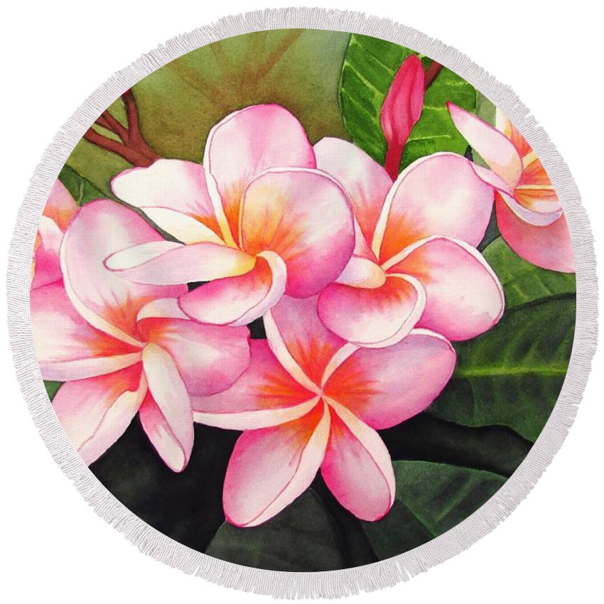 850x850 Simply Divine - Plumeria Watercolor