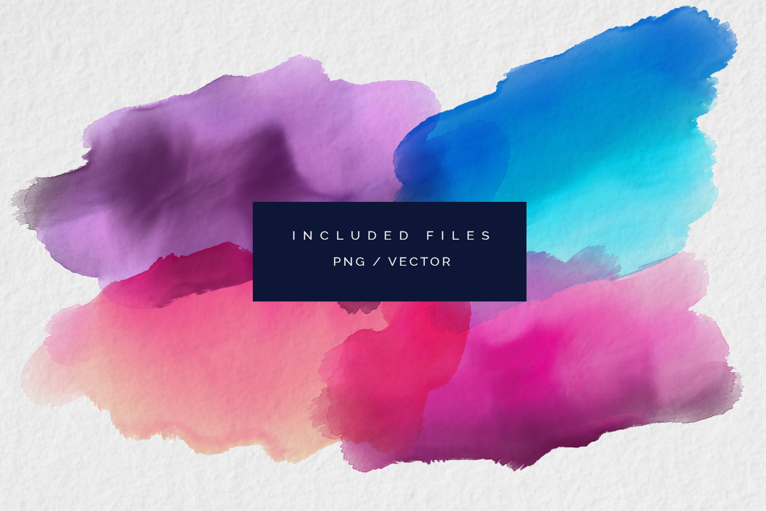 1500x1000 Watercolor Textures Pack (Png And Vector) - Png Watercolor