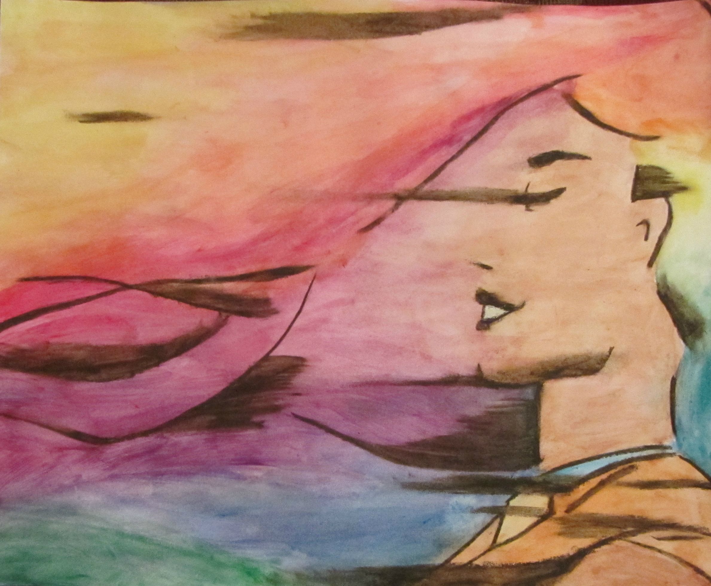 2378x1961 Pocahontas Watercolor Fan Art In 2018 Watercolor - Pocahontas Watercolor